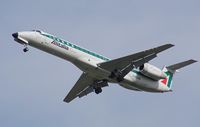 I-EXMD @ VIE - Alitalia Express Embraer 145LR on final RWY34 - by Dieter Klammer