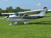 N735FJ @ I74 - Out of ramp space - no problem at Urbana, OH - by Bob Simmermon