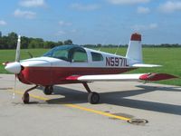 N5971L @ I74 - On the ramp at Urbana, OH