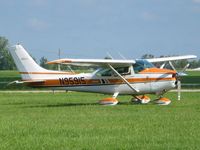 N95915 @ I74 - Parked in the grass at Urbana, OH - by Bob Simmermon