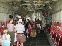 90-1794 @ MFD - The line to tour the cockpit.  (c/n 382-5247 C-130H Hercules) EAA Merfi at Mansfield, OH