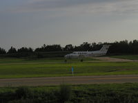 N777AW @ KLVN - Departing Runway 12 to Des Moines, IA (DSM) to deliver a package. - by Mitch Sando