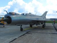 N515DM @ MFD - Mig 21 Fishbed at EAA MERFI event at Mansfield, OH.  Registration (N515DM) doesn't match anything. - by Bob Simmermon