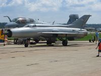 N515DM @ MFD - Mig 21 Fishbed at EAA MERFI event at Mansfield, OH.  Registration (N515DM) doesn't match anything. - by Bob Simmermon