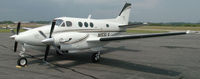 N155LS @ DAN - Beech E-90 in Danville Va. - by Richard T Davis