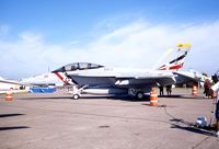 165917 @ DVN - F/A-18F at the Quad Cities Air Show - by Glenn E. Chatfield