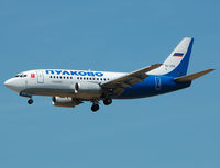 EI-CDG @ LEBL - Short final RWY 25R, with Rossia titles... - by Jorge Molina