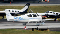 N427LC @ PDK - Taxing to Run Up Area - by Michael Martin