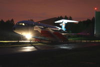 G-AWZK @ EGCC - Night photo shoot at the AVP. - by Neil Lomax