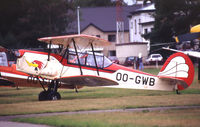 OO-GWB - Paintscheme as a butterfly with Woodpecker on the nose,before beiing painted in early BAF colors. - by Robert Roggeman