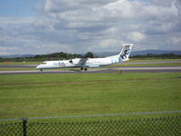 G-JECP @ EGCC - Just landed at Manchester, UK - by Paul Tompkins
