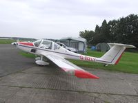 G-BZLY @ EGHL - Grob G109B at Lasham