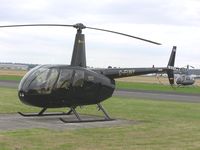 G-FUNY @ EGBW - R44 at Wellesbourne Mountford - by Simon Palmer