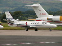 N527EW @ EGPF - Cessna 501/Corporate/Glasgow - by Ian Woodcock