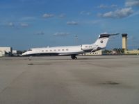 HB-JEV @ RSW - Late Afternoom in front of General Aviation Hangar