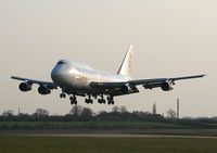 B-KAA @ EGCC - Dragonair Cargo dusk arrival - by Kevin Murphy