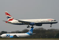 G-BPED @ EGCC - BA 757 - by Kevin Murphy