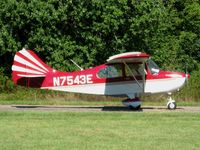 N7543E @ OH36 - Breakfast fly-in at Zanesville, OH (Riverside) - by Bob Simmermon