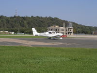 N690CD @ KSTP - Running up the engine. - by Mitch Sando