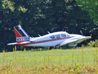 N929BB @ N30 - A vintage Aztec basks in the shimmering Pennsylvania summer sun. - by Daniel L. Berek