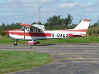 G-BAEO @ EGCF - Cessna F172M - by Terry Fletcher