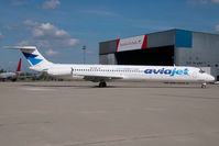 OE-IKB @ VIE - Aviajet MD80 - by Yakfreak - VAP