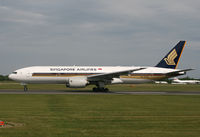 9V-SVN @ EGCC - Singapore 777 - by Kevin Murphy