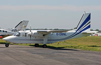 G-OBNL @ EGHH - B & N Islander - by Les Rickman