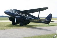 G-AKIF @ EGSU - Rapide - the most beautiful aircraft built! - by Pete Hughes