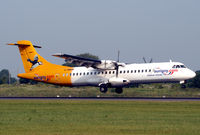 G-BWDB @ EGCC - Aurigny on 05R - by Kevin Murphy