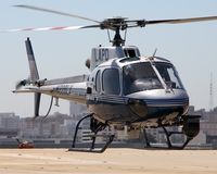 N228LA - 2000 Eurocopter AS350B2 N228LA arriving at the LAPD heliport after mission completion. - by Dean Heald