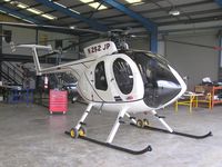 N252JP @ EGBK - MD 369E hangared at Sywell - by Simon Palmer