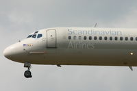 OY-KHR @ EBBR - arrival of Torkild Viking to rwy 25L - by Daniel Vanderauwera