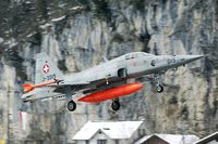 J-3015 @ LSMM - Landing in the winter wonderland at Meiringen AB.