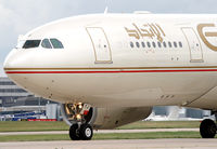 A6-EYJ @ EGCC - Etihad A330 at the turn - by Kevin Murphy
