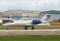 LX-LAR @ EGCC - Superb Lear Jet from Luxembourg - by Kevin Murphy