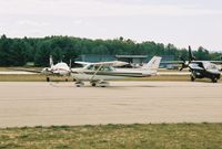 N4772E @ MGN - Taxi for departure RWY 28 @ Harbor Springs Airport (MGN)