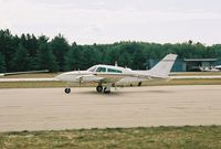 N111NC @ MGN - Taxi for departure RWY 28 @ Harbor Springs Airport (MGN) - by Mel II