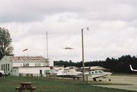 N55CH @ MGN - Landing RWY 28 @ Harbor Springs Airport (MGN) - by Mel II