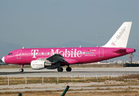 D-AKNS @ LEBL - Line up RWY 25L for take off. - by Jorge Molina