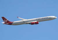 G-VWEB @ EGLL - Graceful 340 departure off 09R - by Kevin Murphy