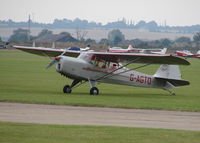 G-AGTO @ EGSU - 3. G-AGTO (Taylorcraft Autocrat...) at Duxford September Airshow - by Eric.Fishwick