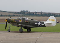 G-CEJU @ EGSU - 1. 219913 The Bell Airacobra at Duxford Flying Legends Air Show July 2008