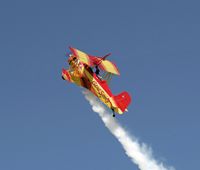 N7699 @ KAKO - Gene Soucy & Teresa Stokes - Wing Walking - National Radial Engine Exhibition - 2007  Akron Colorado - by John Little