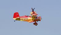 N7699 @ KAKO - Gene Soucy & Teresa Stokes - Wing Walking - National Radial Engine Exhibition - 2007 Akron Colorado - by John Little