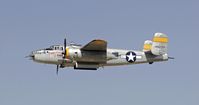 N345BG @ KAKO - B-25 Action Shot - National Radial Engine Exhibition 2007 - Akron Colorado - by John Little