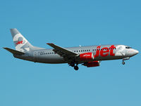 G-CELE @ LEBL - Jet2Belfast on final RWY 25R. - by Jorge Molina