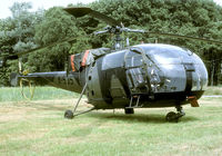 A-535 @ EHDL - On this damp day all based Alouette III were parked on the grass near the taxiway. A good oportunity to see many of these helicopters. - by Joop de Groot