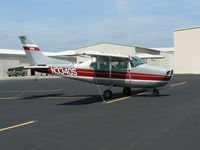 N3340S @ GKY - Without engine on south ramp - by Zane Adams