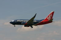 OM-NGE @ EBBR - arrival of flight NE2674 to rwy 25L - by Daniel Vanderauwera